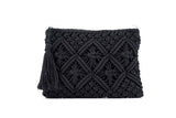 Macrame Tassel Clutch