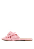 Little Jane Textured Bow Slider Flats