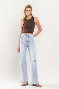 90s Vintage Super High Rise Flare Jeans