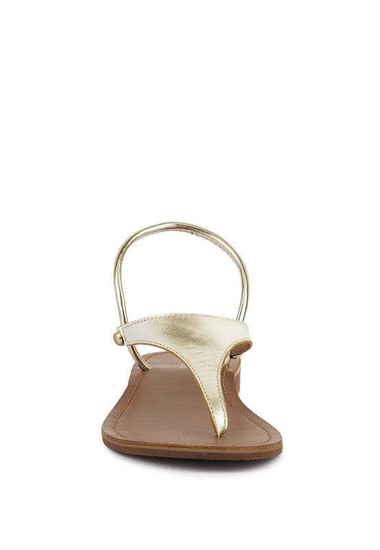 MADELINE Flat Thong Sandals