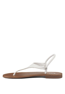 MADELINE Flat Thong Sandals