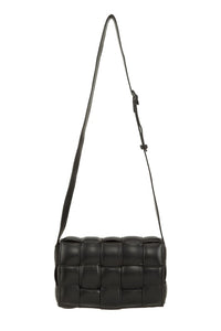 PU Tiered Square Crossbody Bag