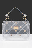 Studded Transparent Stadium Bag