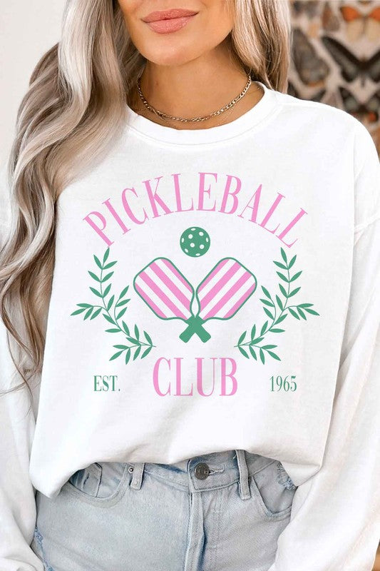 PICKLEBALL CLUB GRAPHIC SWEATSHIRT