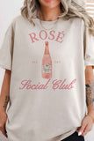 ROSE SOCIAL CLUB OVERSIZED GRAPHIC TEE