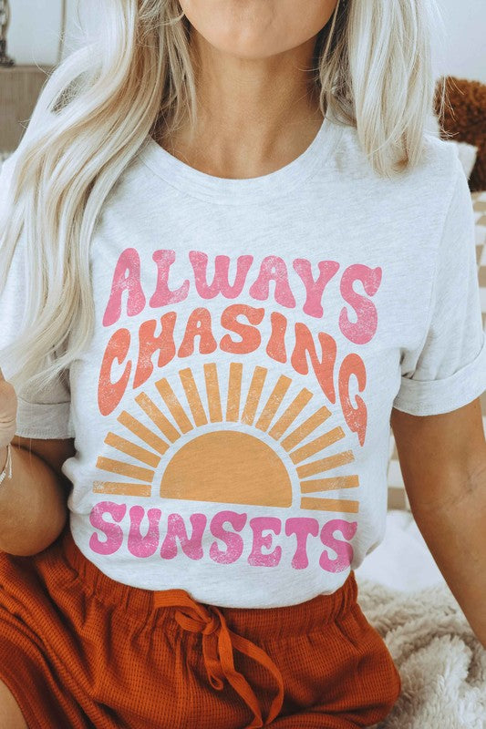 ALWAYS CHASING SUNSETS Graphic Tee