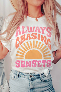 ALWAYS CHASING SUNSETS Graphic Tee
