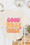 RETRO GOOD VIBES ONLY Graphic T-Shirt