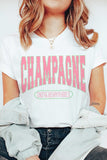 CHAMPAGNE DRINK RESPONSIBLY Graphic Tee